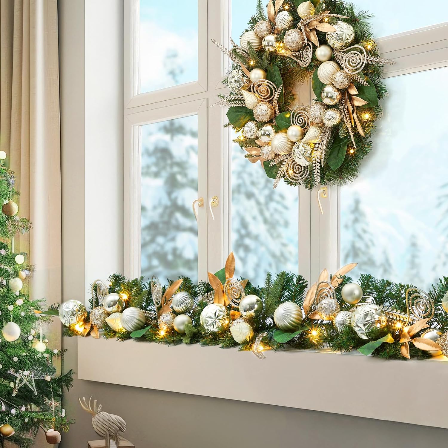 Garvee 24 Inch Christmas Wreat - огляд і ціна Led Fairy String Lights