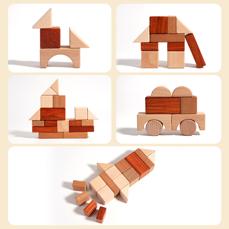 29-Piece Wood DIY Building Blo - огляд і ціна Lego Set Technic