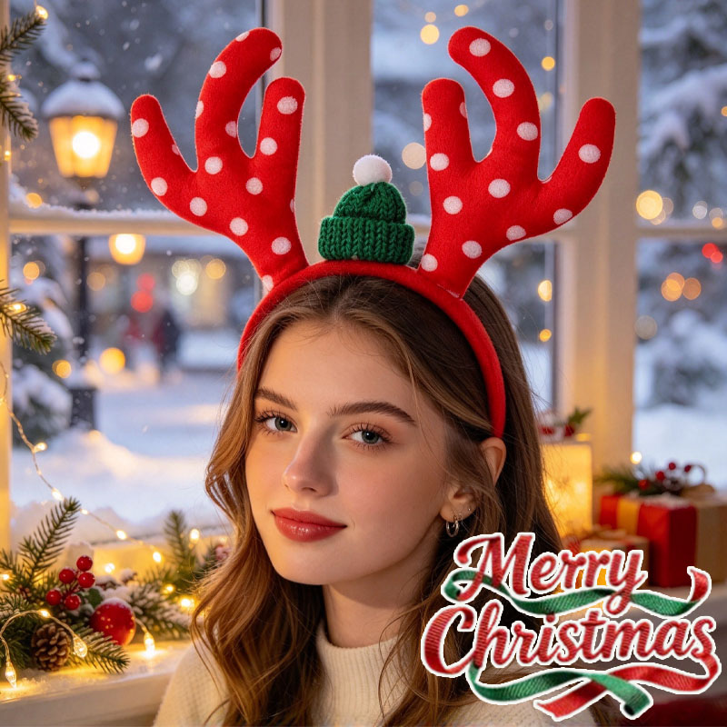 1-5PCS Christmas Reindeer Antl - огляд і ціна Reindeer Antlers Headband