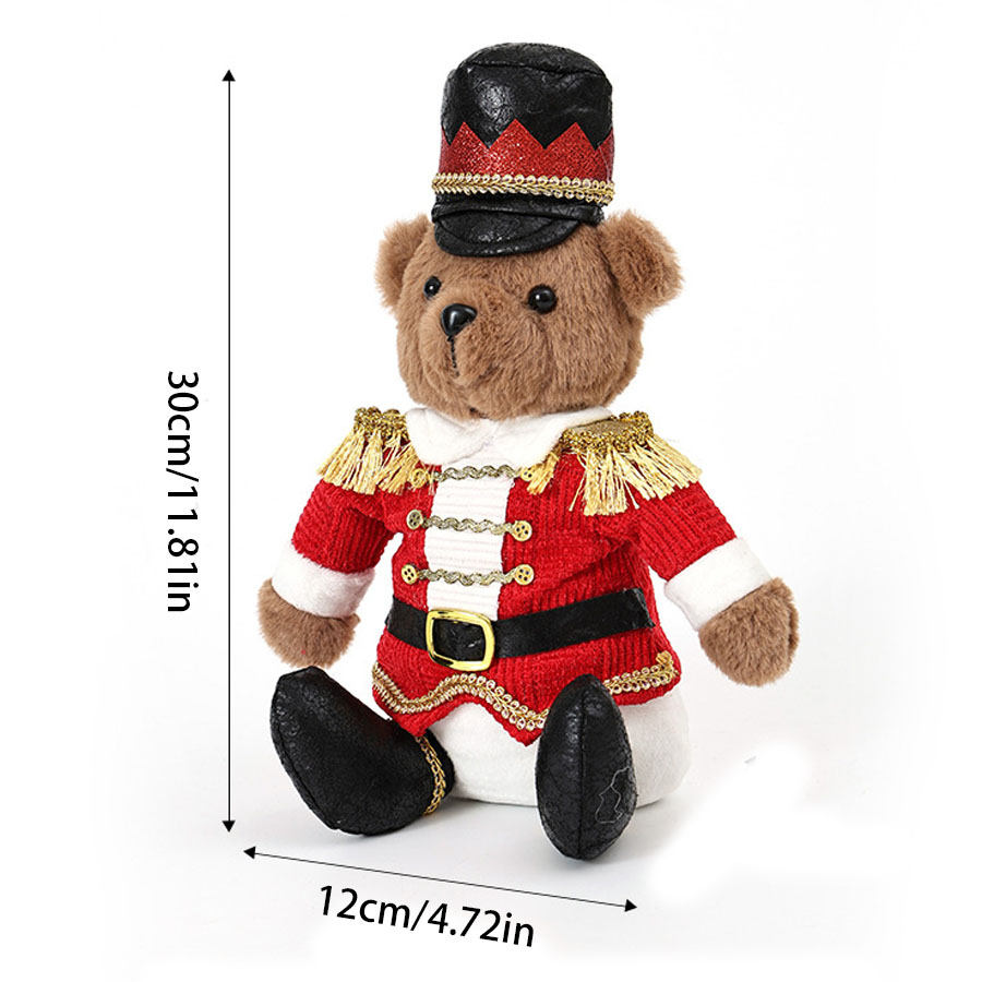 Christmas Soldier Bear Doll Nu - огляд і ціна Nutcracker Figurine