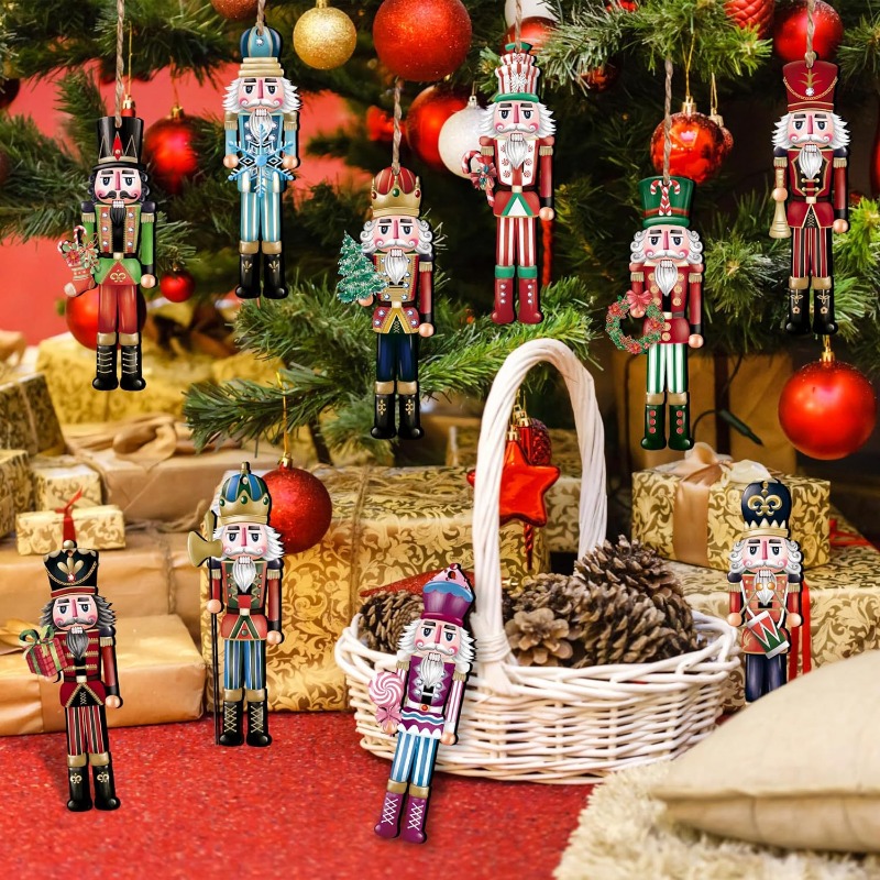 12/16pcs Wooden Nutcracker Sol - огляд і ціна Nutcracker Figurine
