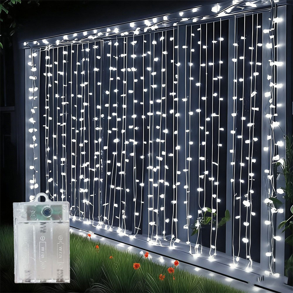 Battery Power 3/6m Curtain LED - огляд і ціна Led Fairy String Lights