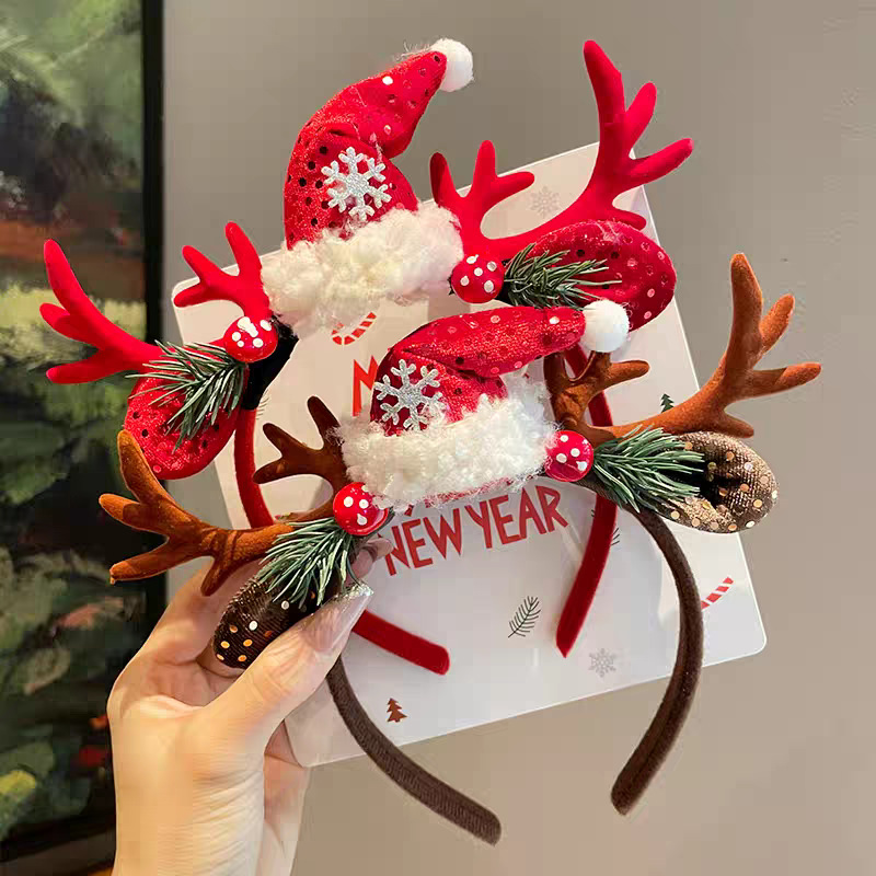 Christmas Headband Cute Reinde - огляд і ціна Reindeer Antlers Headband