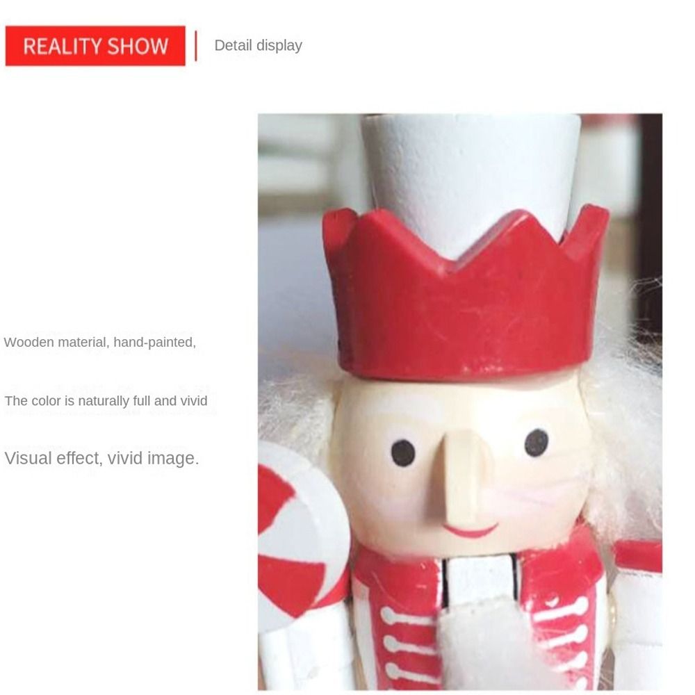 5PCS Merry Christmas Handicraf - огляд і ціна Nutcracker Figurine