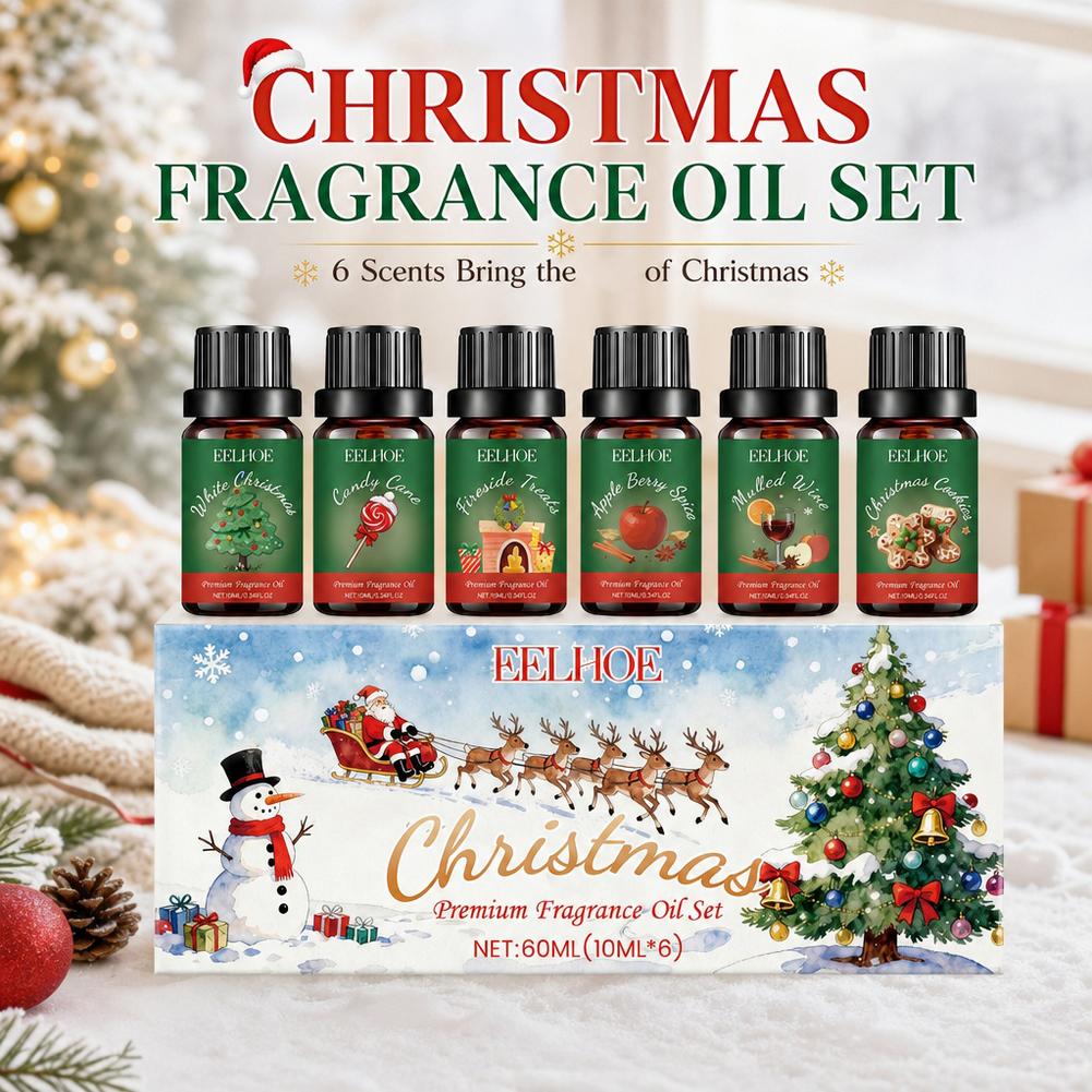 6 In 1 Aromatherapy Essential  - огляд і ціна Holiday Candle Set