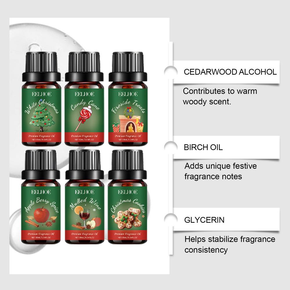 6 In 1 Aromatherapy Essential  - огляд і ціна Holiday Candle Set