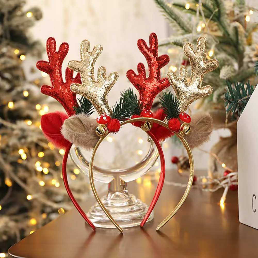 Christmas Reindeer Antler Head - огляд і ціна Reindeer Antlers Headband